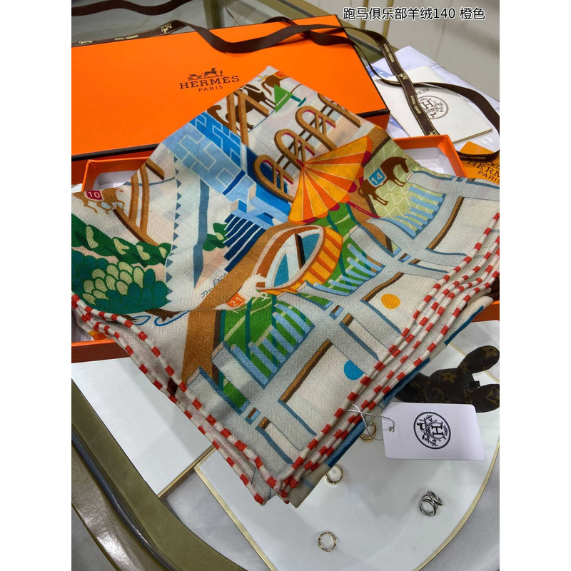 H**mes costume de fete square scarf observation wheel