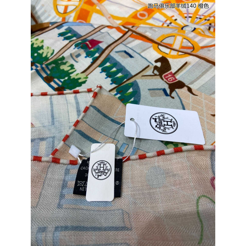 H**mes costume de fete square scarf observation wheel