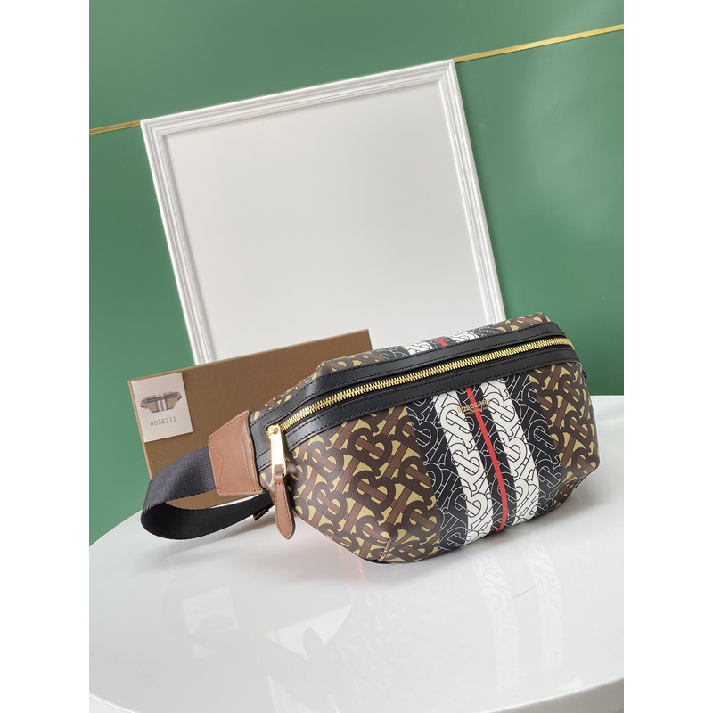 B**rry logo electronic canvas belt bag