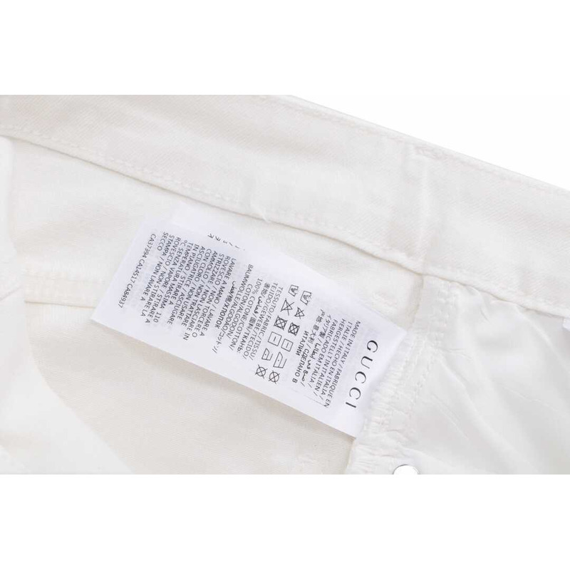 G*u*i pink bear print jeans