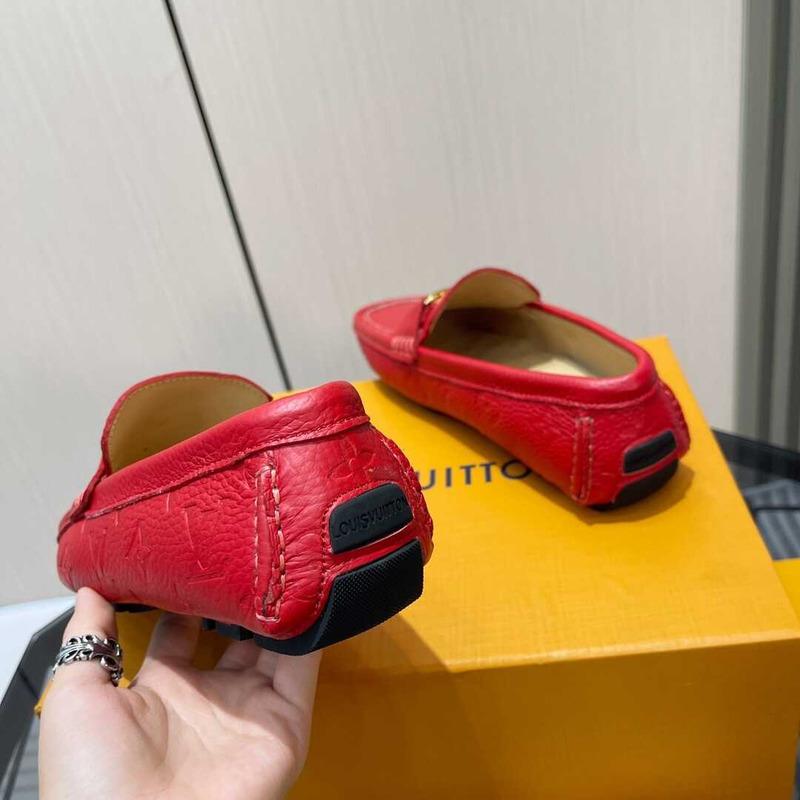 l**is V*t*n hockenheim moccasin loafer red