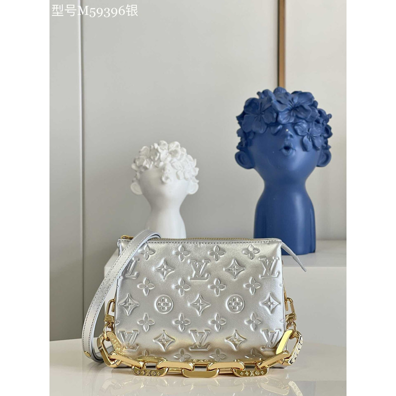 l**is V*t*n coussin bb lambskin silver