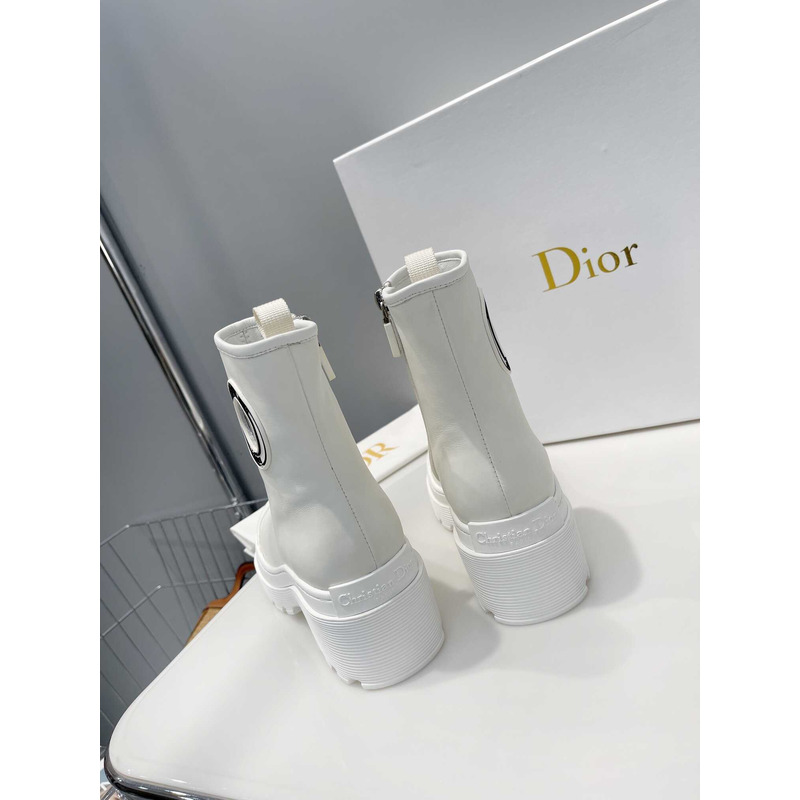 D*or ankle boots white