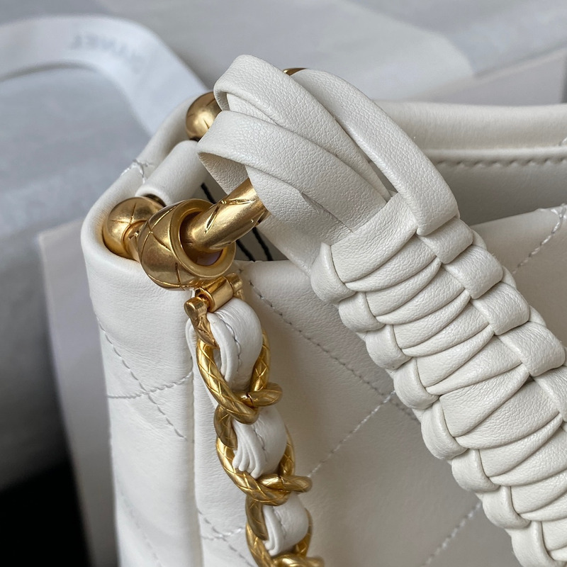 Ch*el tote bag white