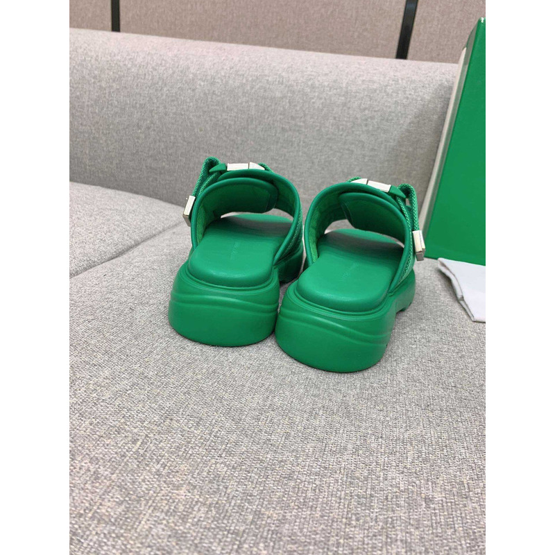 Bo*te*ga ve*ne*ta flash flat sandals green