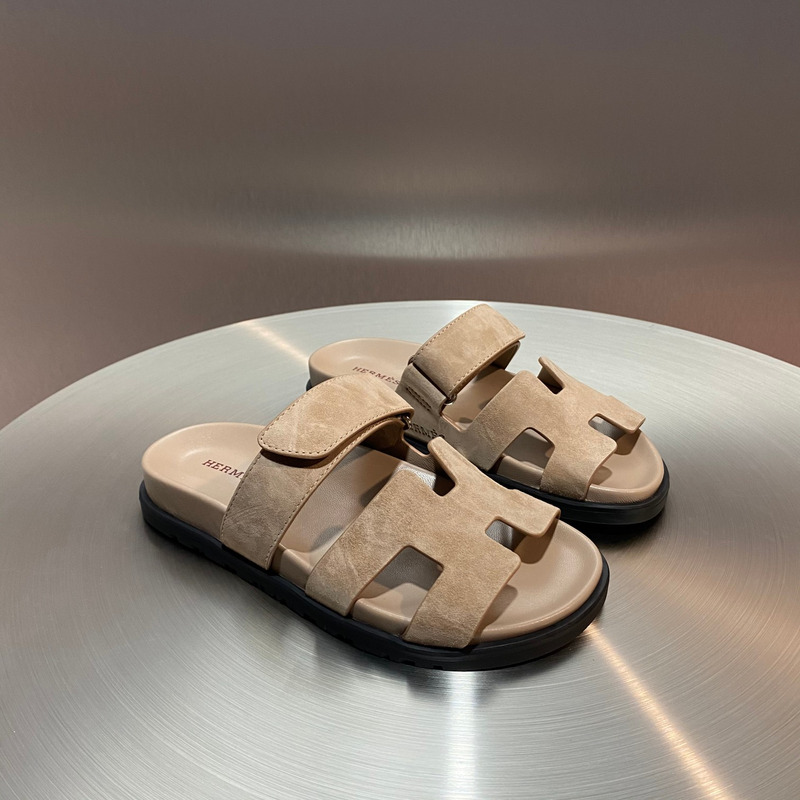 H**mes chypre sandals taupe
