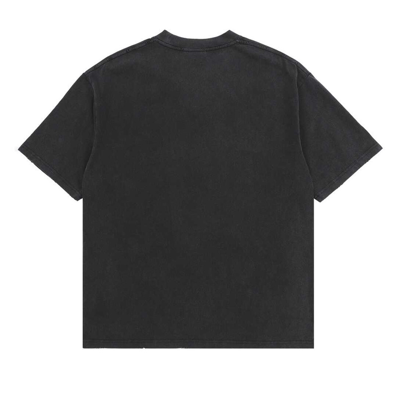 Ba*len*cia*ga graphic print cotton t-shirt black