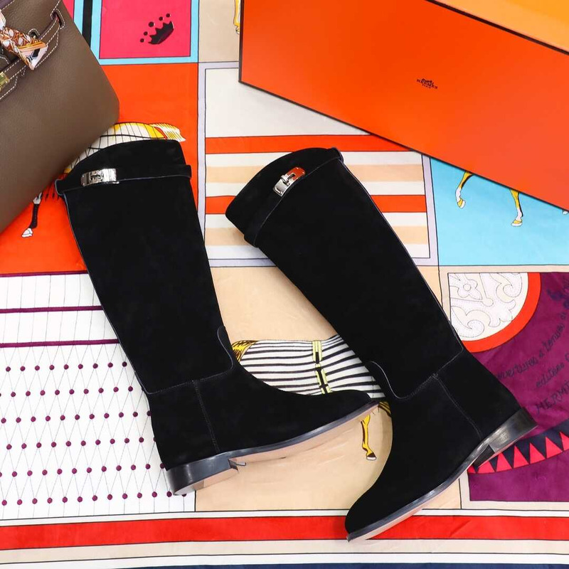 H**mes  faustine boot  black