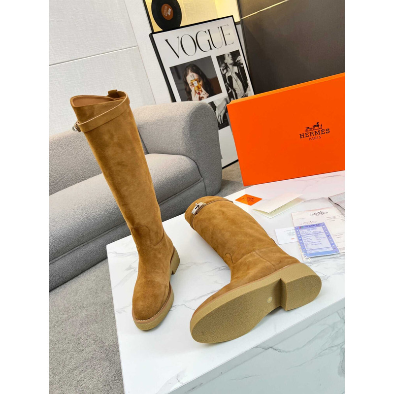 H**mes faustine boot yellow