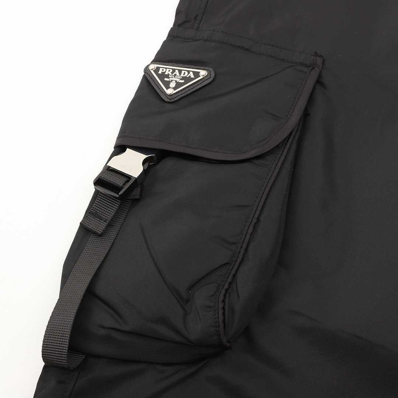 Pra*a re-nylon pants black