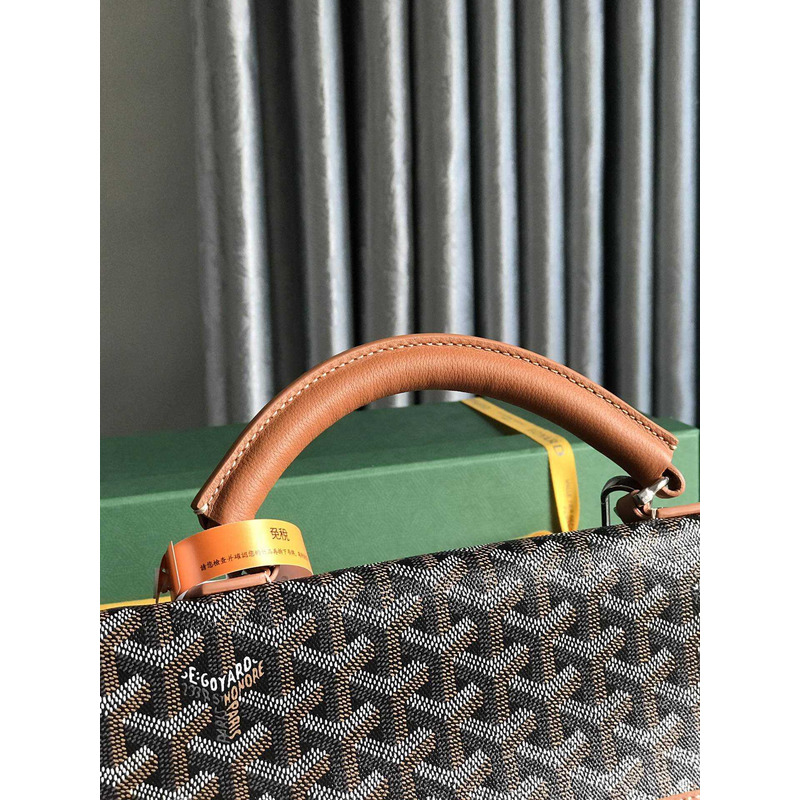 Go*ard saint léger backpack whit printbrown and gray