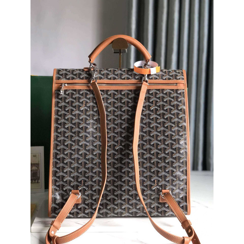 Go*ard saint léger backpack whit printbrown and gray