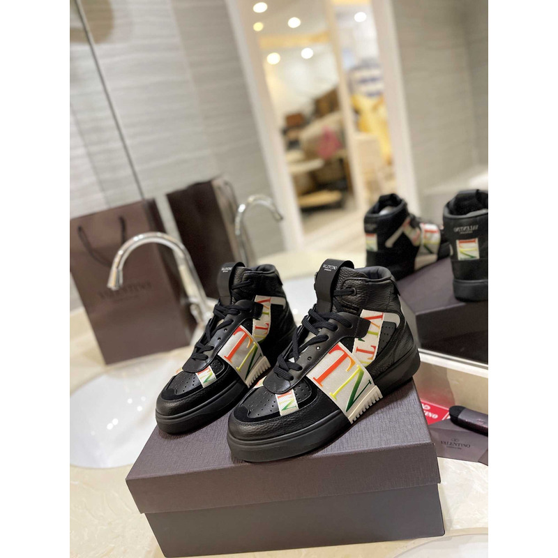 Valentino VLTN High Top Sneaker Black