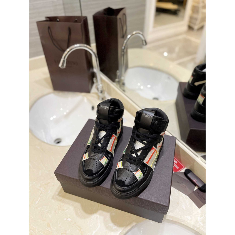 Valentino VLTN High Top Sneaker Black