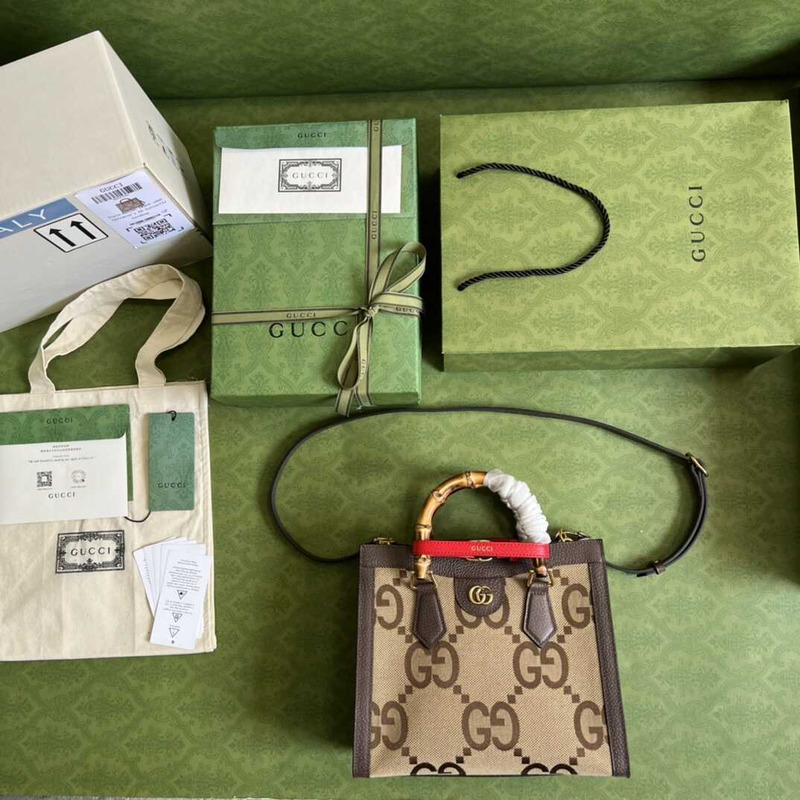 G*u*i diana jumbbo gg small tote bag