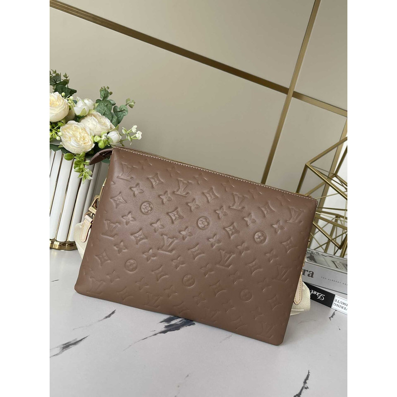 l**is V*t*n coussin gold hardware mm brown