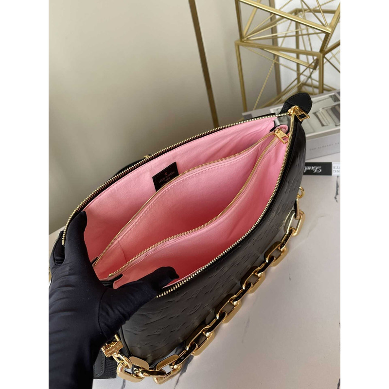 l**is V*t*n coussin gold hardware mm black