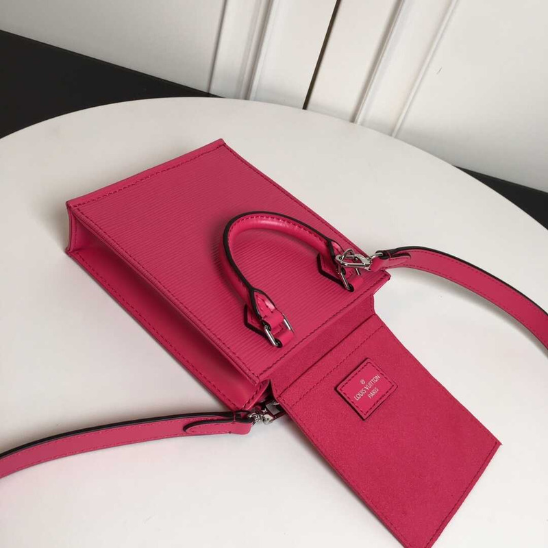 l**is V*t*n petit sac plat epi leather rose pink