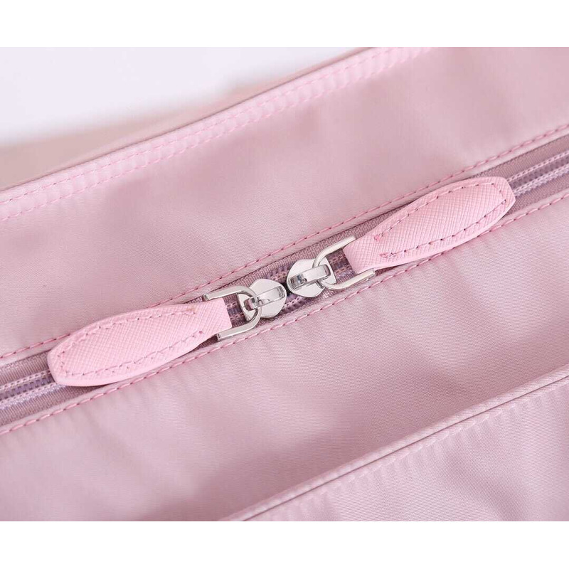 Pra*a recycled nylon tote bag pink