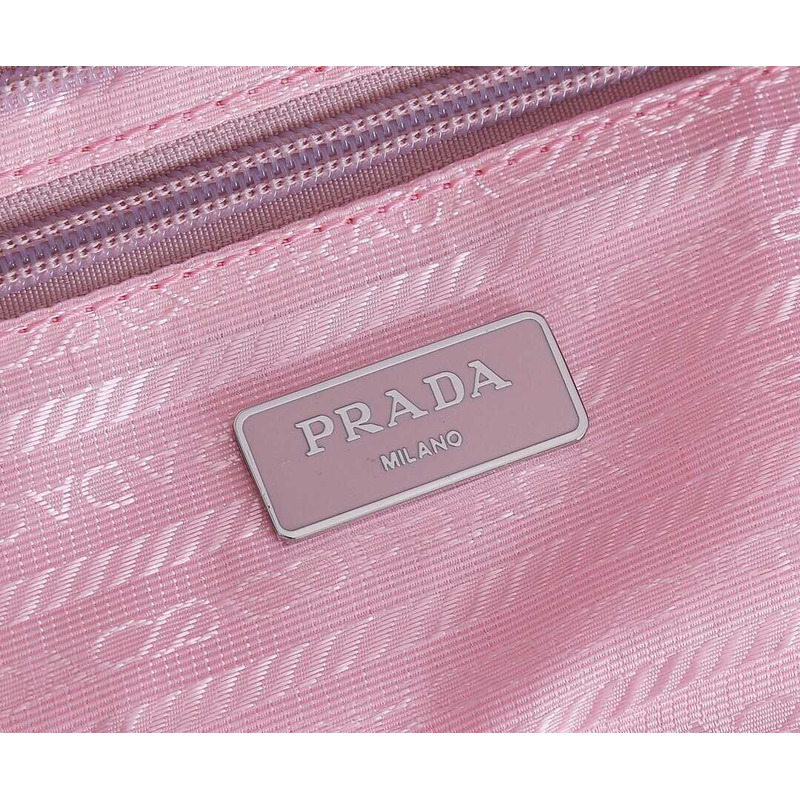 Pra*a recycled nylon tote bag pink