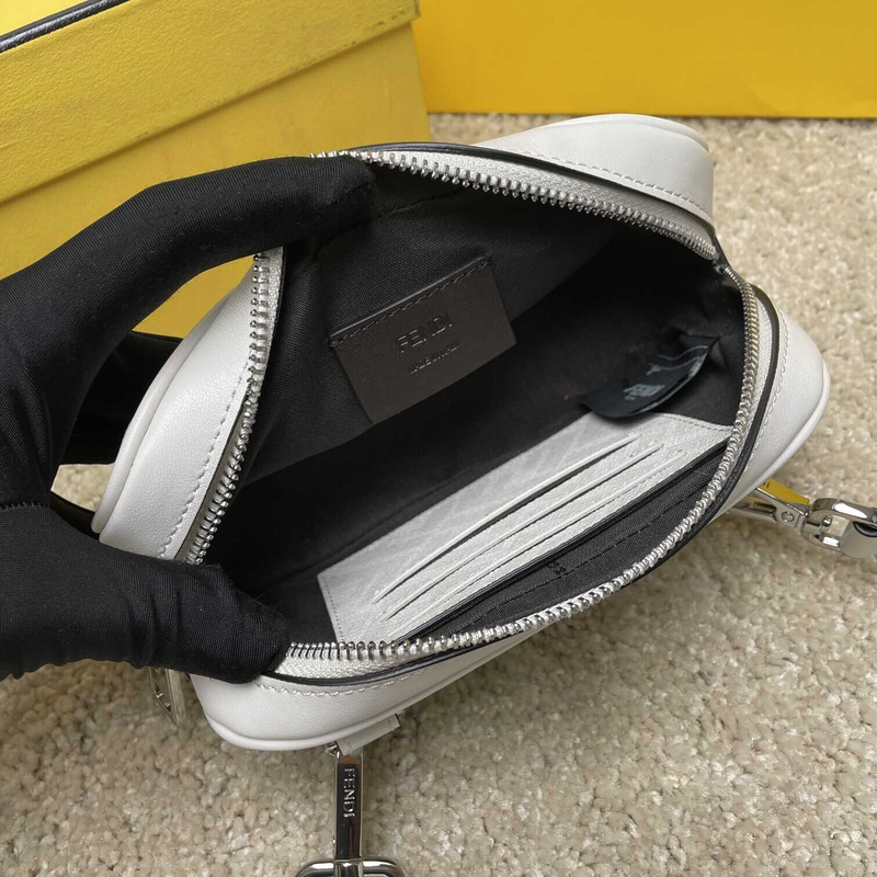 F**di messenger bag men white