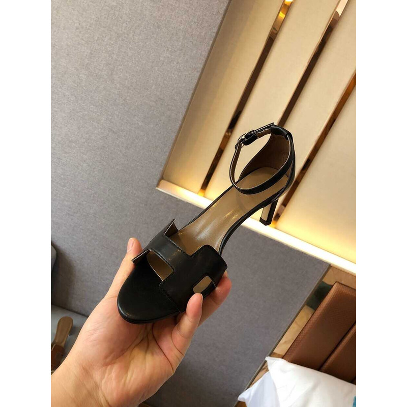 H**mes legend sandal black