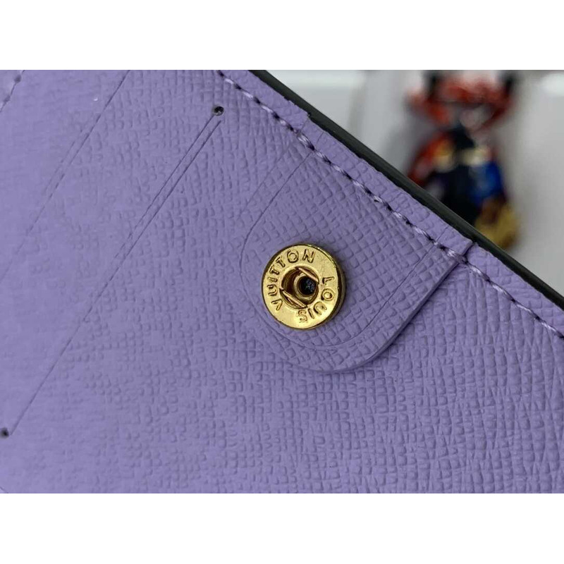 l**is V*t*n zippy wallet monogram purple