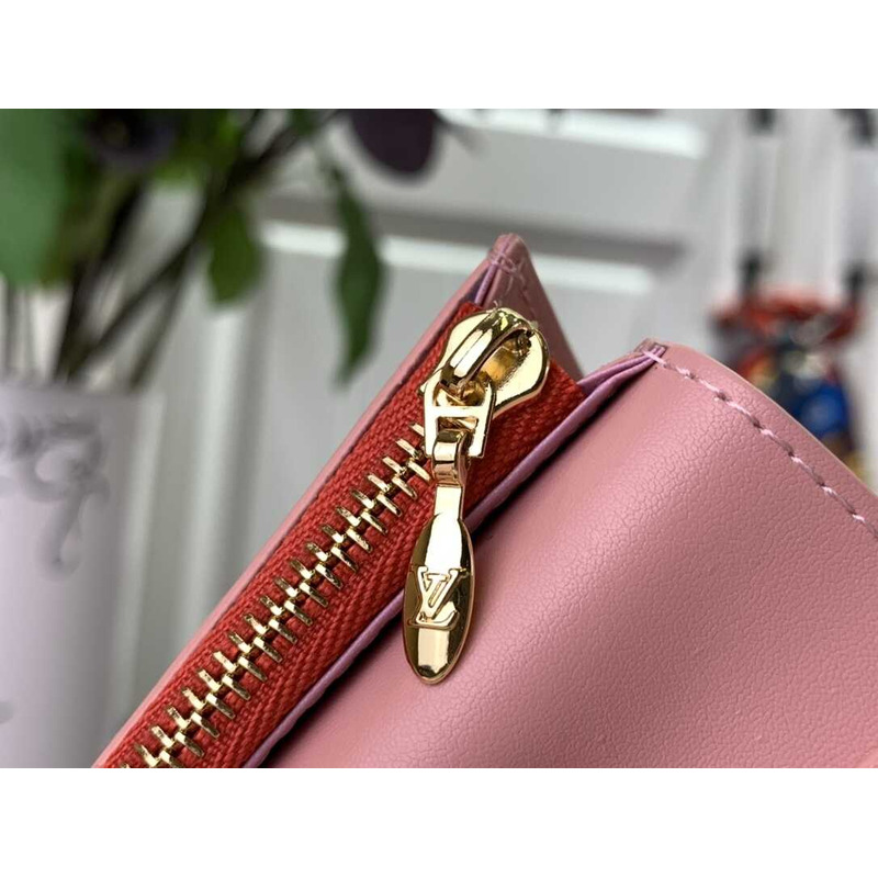 l**is V*t*n lv vertical compact wallet red