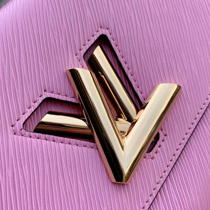 l**is V*t*n twist mm epi grain leather pink