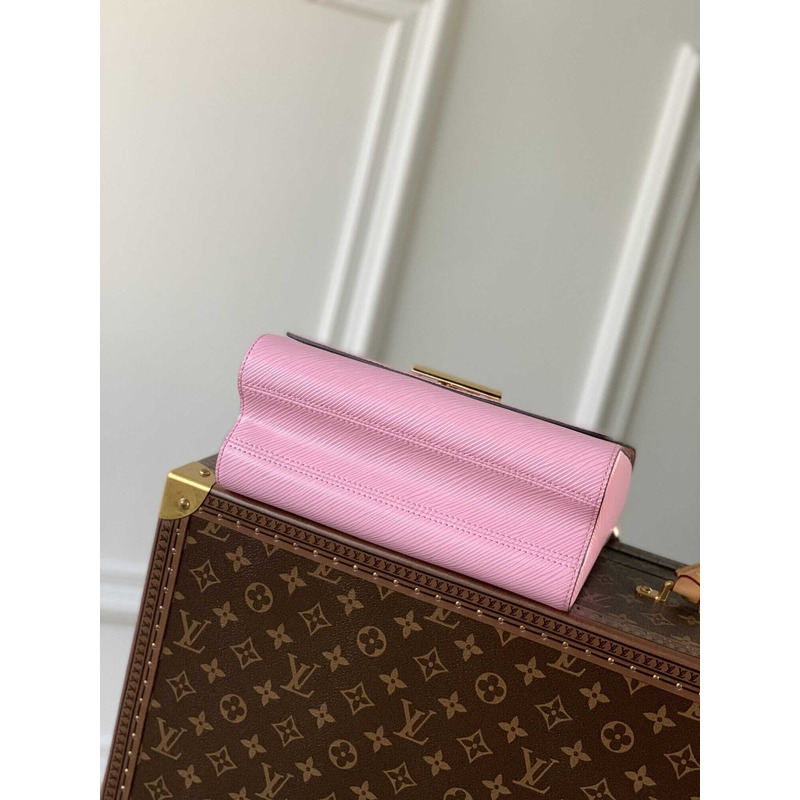 l**is V*t*n twist mm epi grain leather pink