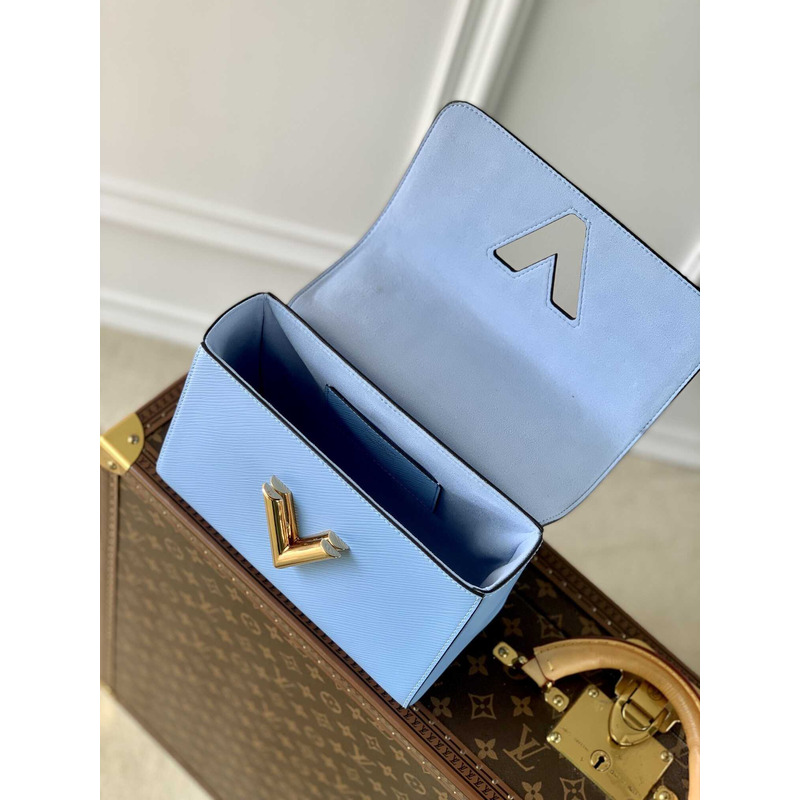 l**is V*t*n twist mm epi grain leather blue