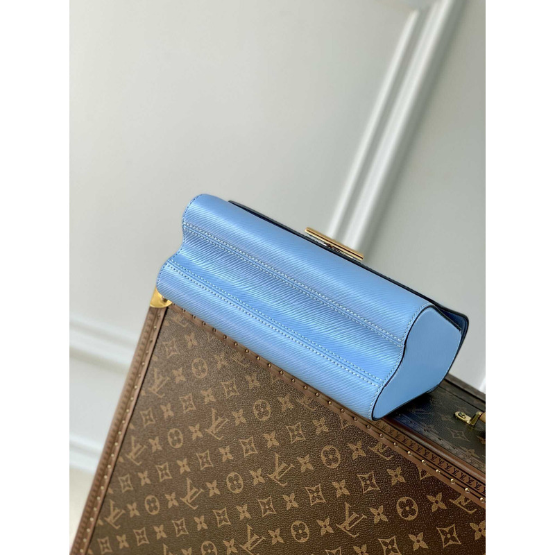 l**is V*t*n twist mm epi grain leather blue