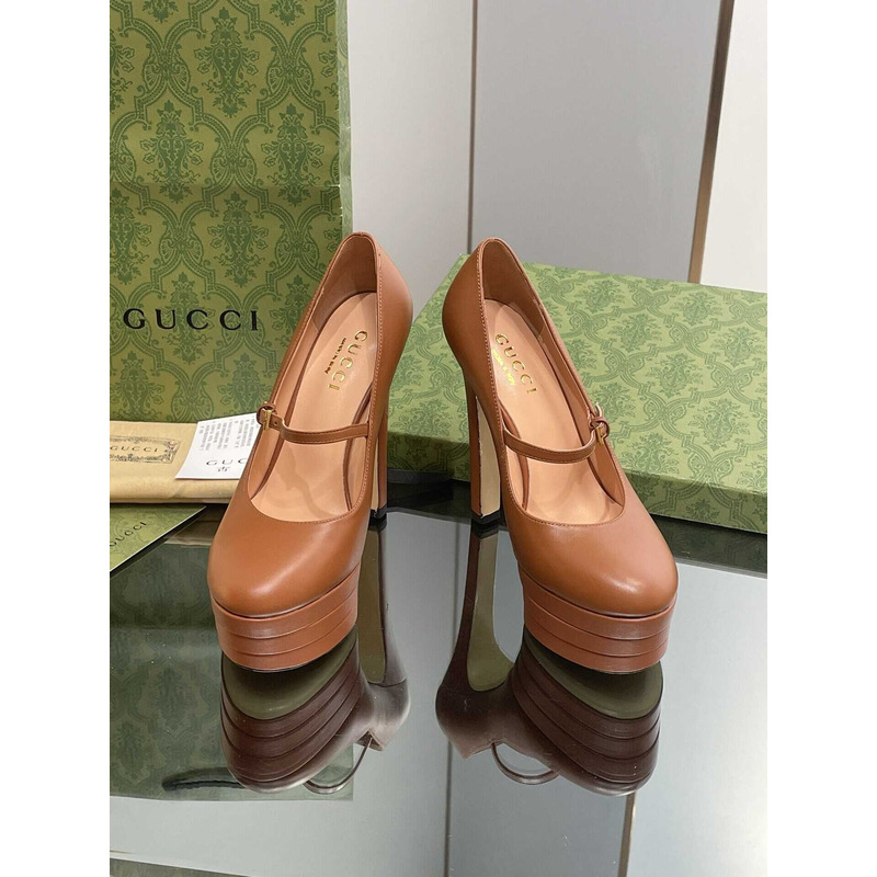 G*u*i women\''s high heel pumps brown