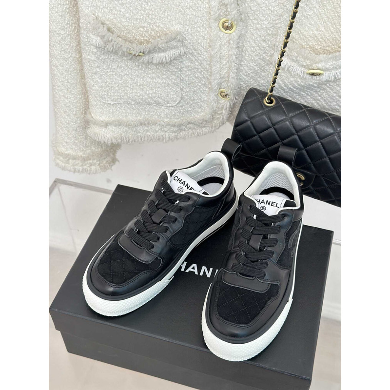 Ch*el sneakers low top black