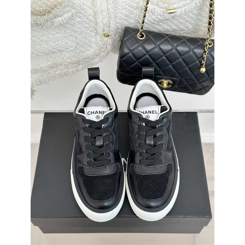 Ch*el sneakers low top black