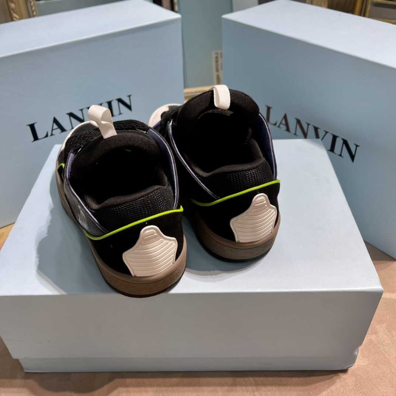 Lanvin Pre-owned Leather Curb Black