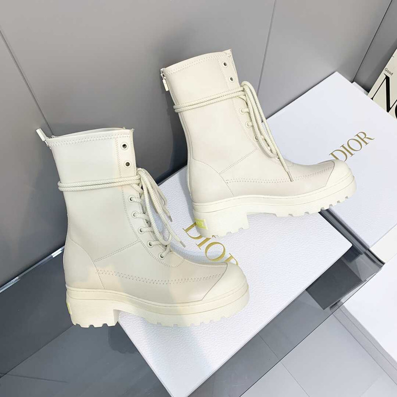 D*or ankle boots white