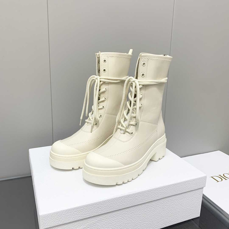 D*or ankle boots white