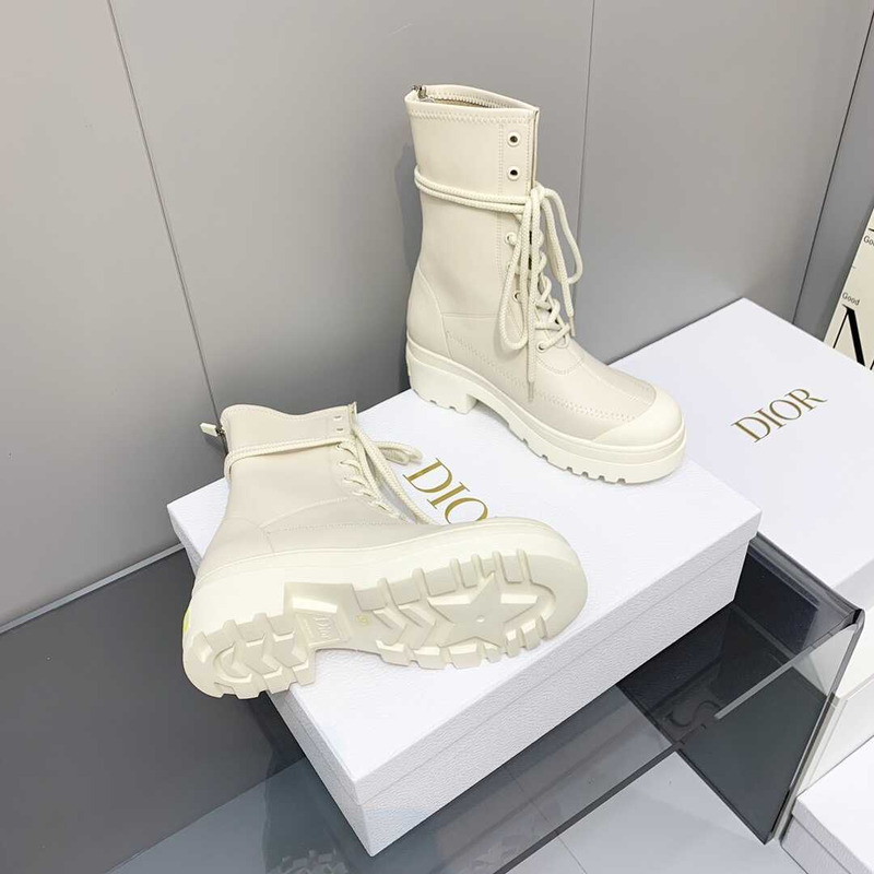 D*or ankle boots white