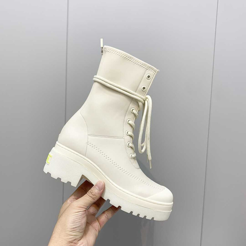 D*or ankle boots white