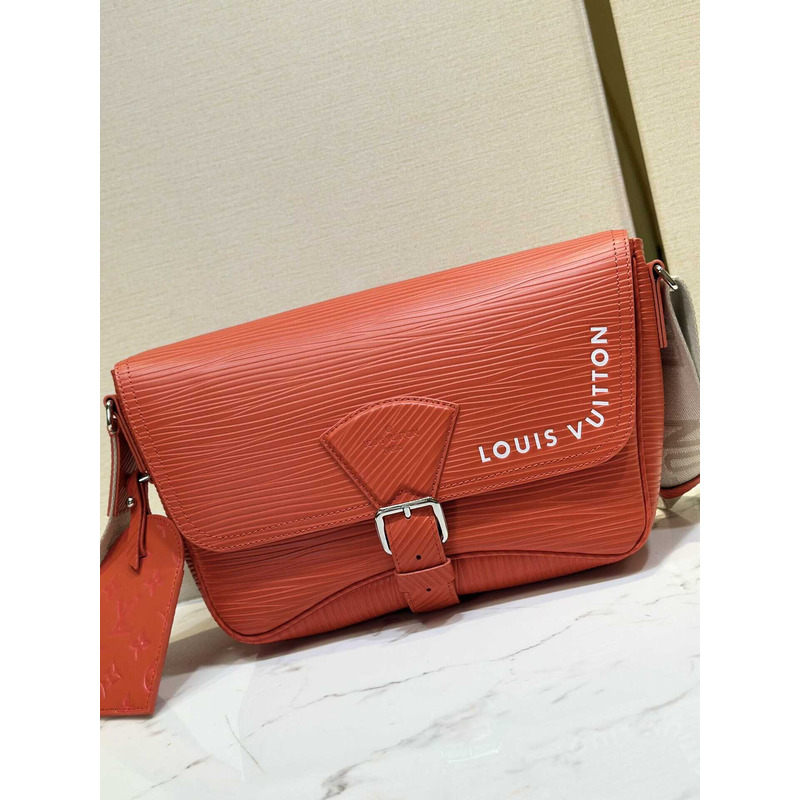 l**is V*t*n montsouris messenger calfskin orange