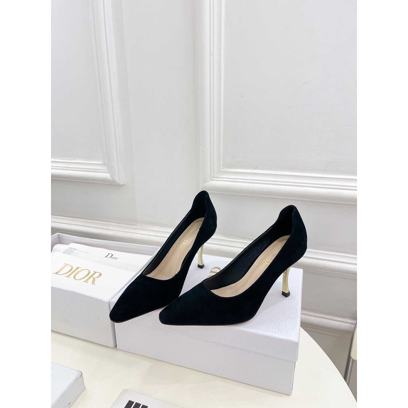 D*or velvet heels black