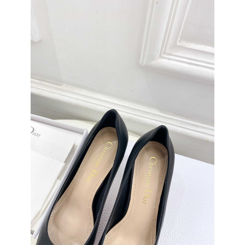 D*or leather heels black