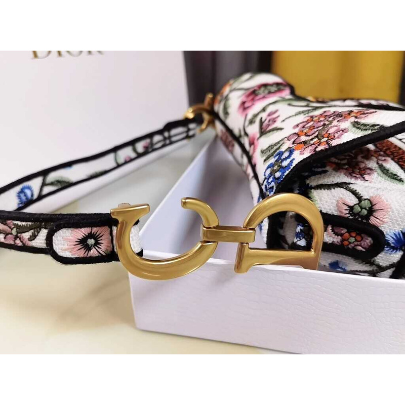 D*or saddle bag embroidery multi color