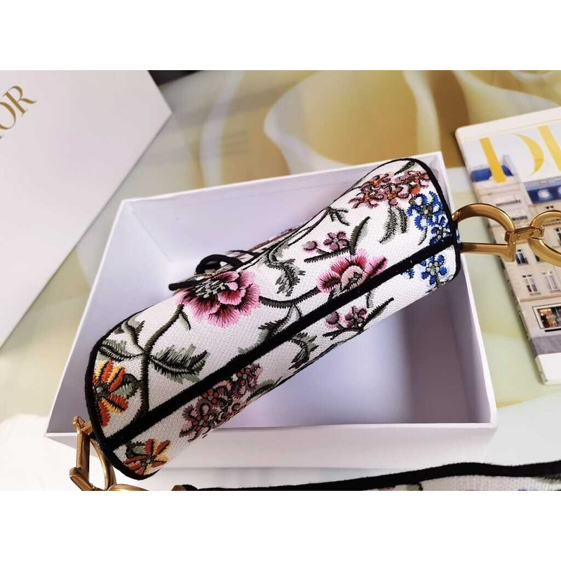 D*or saddle bag embroidery multi color