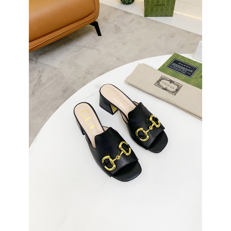 G*u*i women`s slide sandal with horsebit