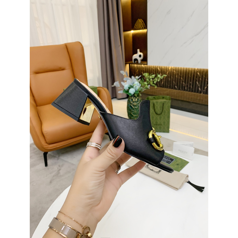 G*u*i women`s slide sandal with horsebit