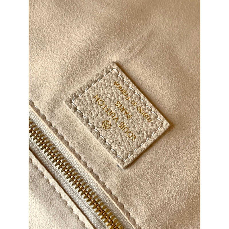 l**is V*t*n neverfull mm monogram empreinte leather cream