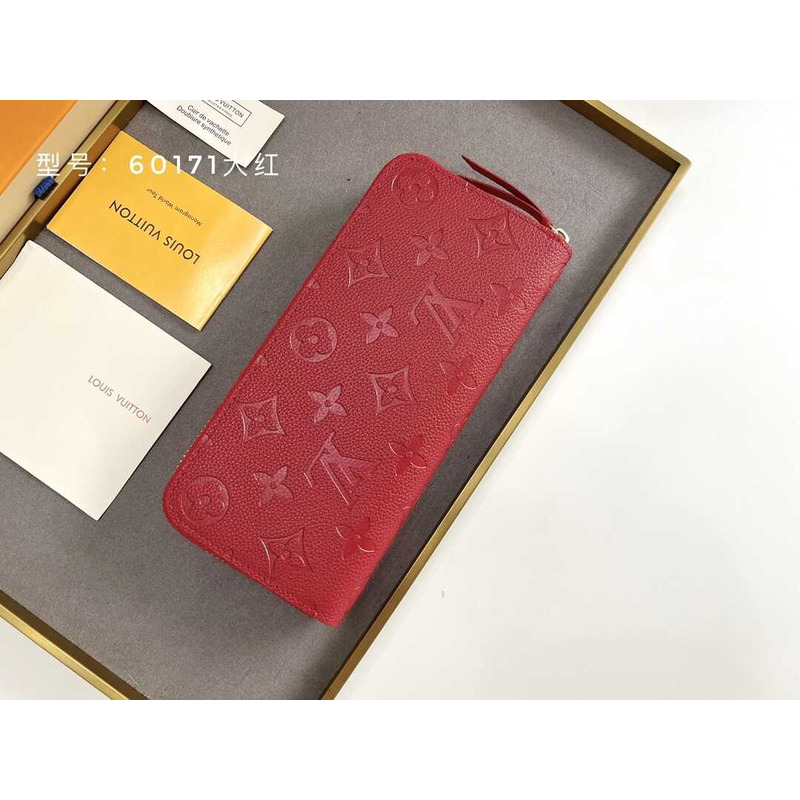 l**is V*t*n zippy vertical wallet red