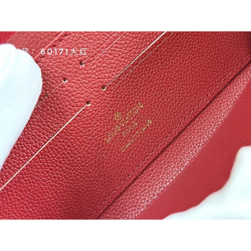 l**is V*t*n zippy vertical wallet red